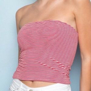 BRAND NEW STRIPED TUBE TOP